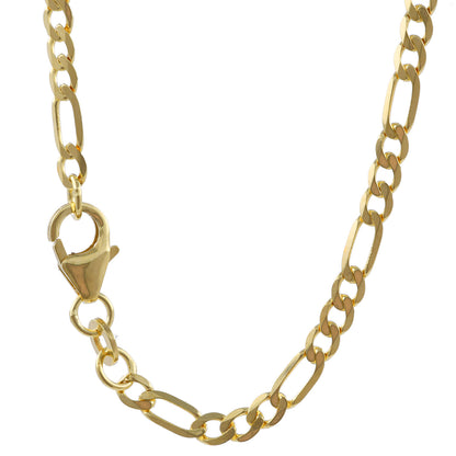Goldkette Figarokette Halskette Breite 3,2mm massiv 333 - 8 Karat Gold