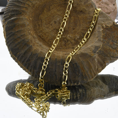Goldkette Figarokette Halskette Breite 3,2mm massiv 333 - 8 Karat Gold