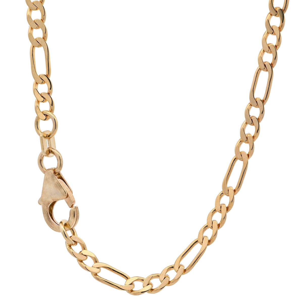 Goldarmband Figarokette Armkette Breite 3,2 mm massiv 333-8 Karat Gold