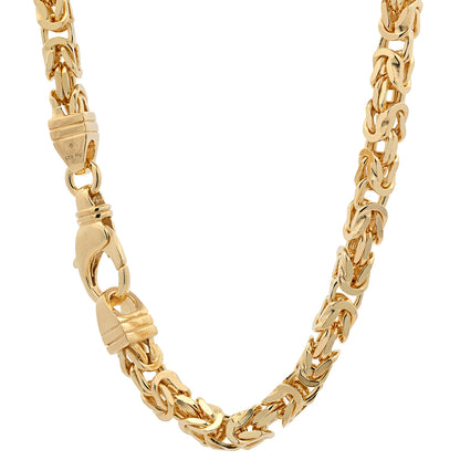 Silberkette Königskette Halsketten & Armketten 925 Silber vergoldet