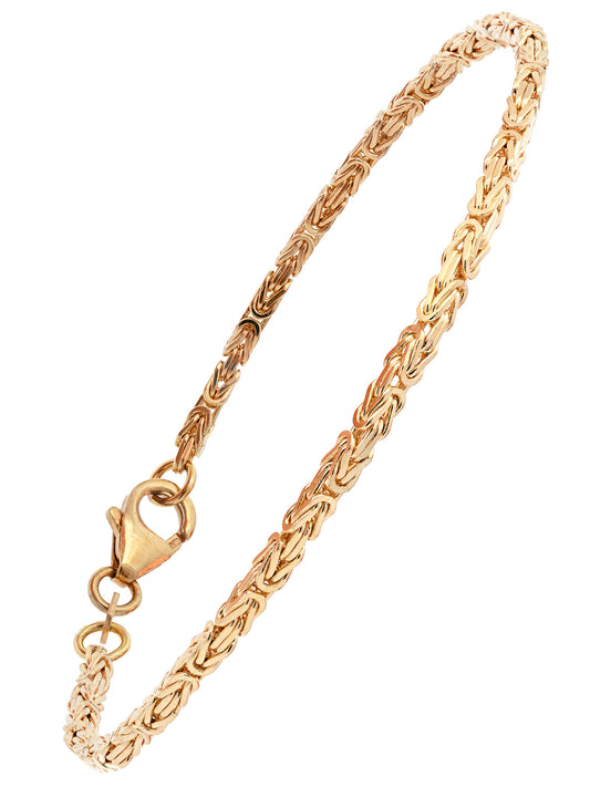 Goldarmband Königskette Armkette Breite 2,0 mm massiv 333-8 Karat Gold