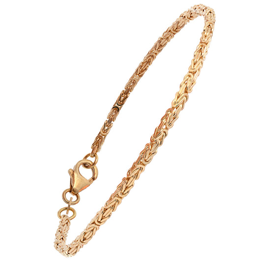 Goldarmband Königskette Armkette Breite 2,0 mm massiv 333-8 Karat Gold