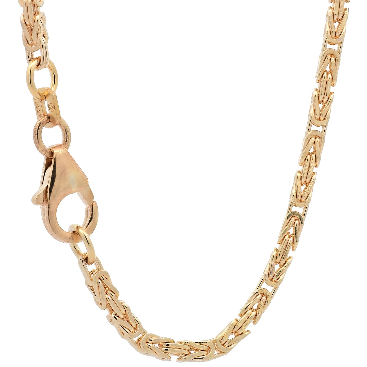 Goldkette Königskette Halskette Breite 2,0 mm massiv 333-8 Karat Gold