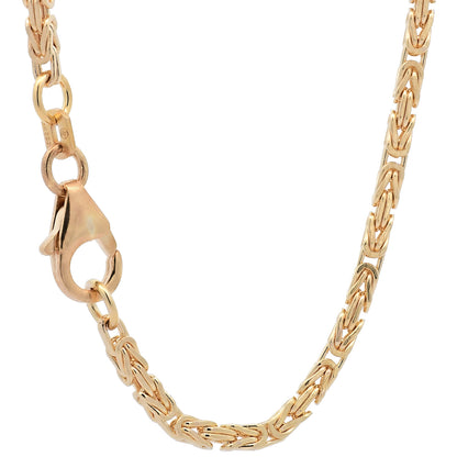 Goldkette Königskette Halskette Breite 2,0 mm massiv 333-8 Karat Gold