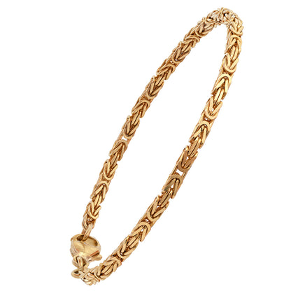 Goldarmband Königskette Armkette Breite 2,8 mm massiv 333-8 Karat Gold