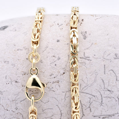 Goldarmband Königskette Armkette Breite 3,2 mm massiv 333-8 Karat Gold