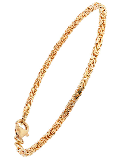 Goldarmband Königskette Armkette Breite 2,0mm massiv 585-14 Karat Gold