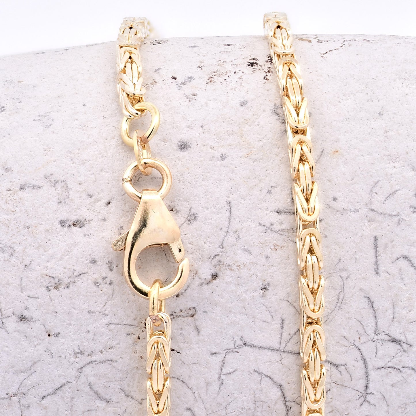 Goldkette Königskette Halskette Breite 2,0 mm - 585 - 14 Karat Gold