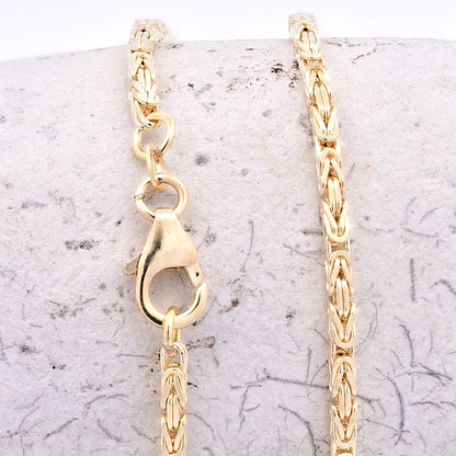 Goldkette Königskette Halskette Breite 2,0 mm - 585 - 14 Karat Gold