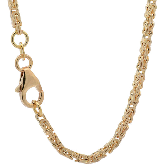 Goldkette Königskette Halskette Breite 2,0 mm - 585 - 14 Karat Gold
