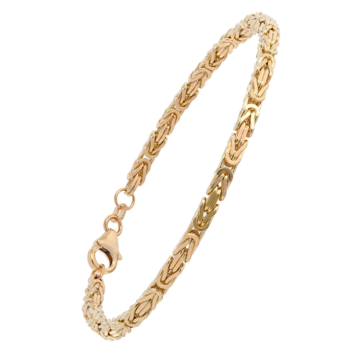 Goldarmband Königskette Armkette Breite 3,0mm massiv 750-18 Karat Gold