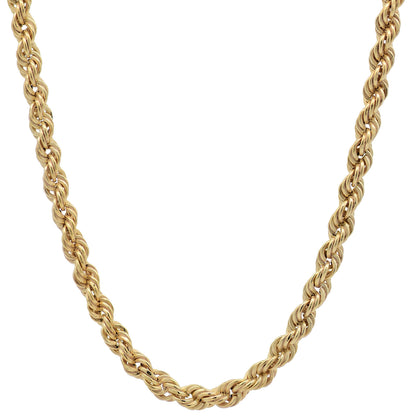 Goldkette Kordelkette hohl Halskette Breite 2,2 mm - 333-8 Karat Gold