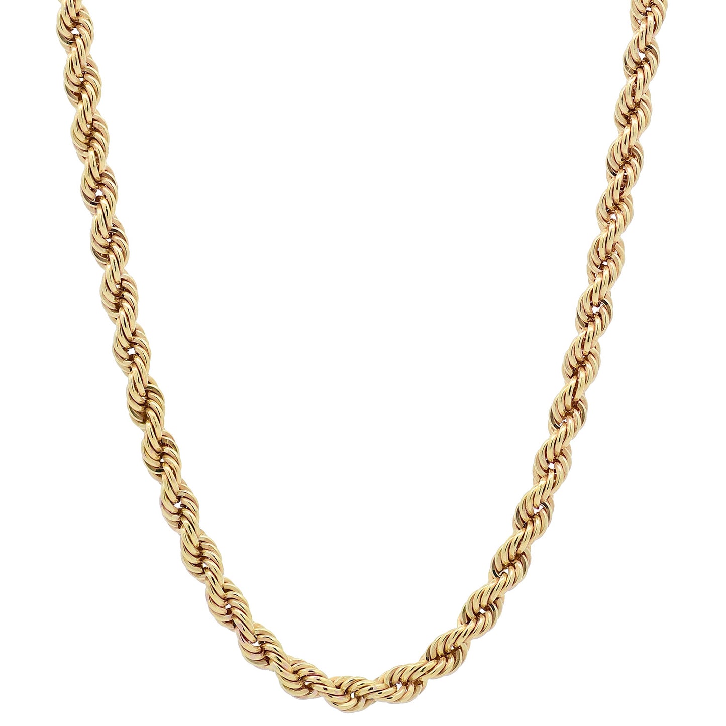Goldkette Kordelkette hohl Halskette Breite 2,1 mm - 333-8 Karat Gold