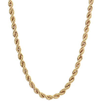 Goldkette Kordelkette hohl Halskette Breite 2,1 mm - 333-8 Karat Gold