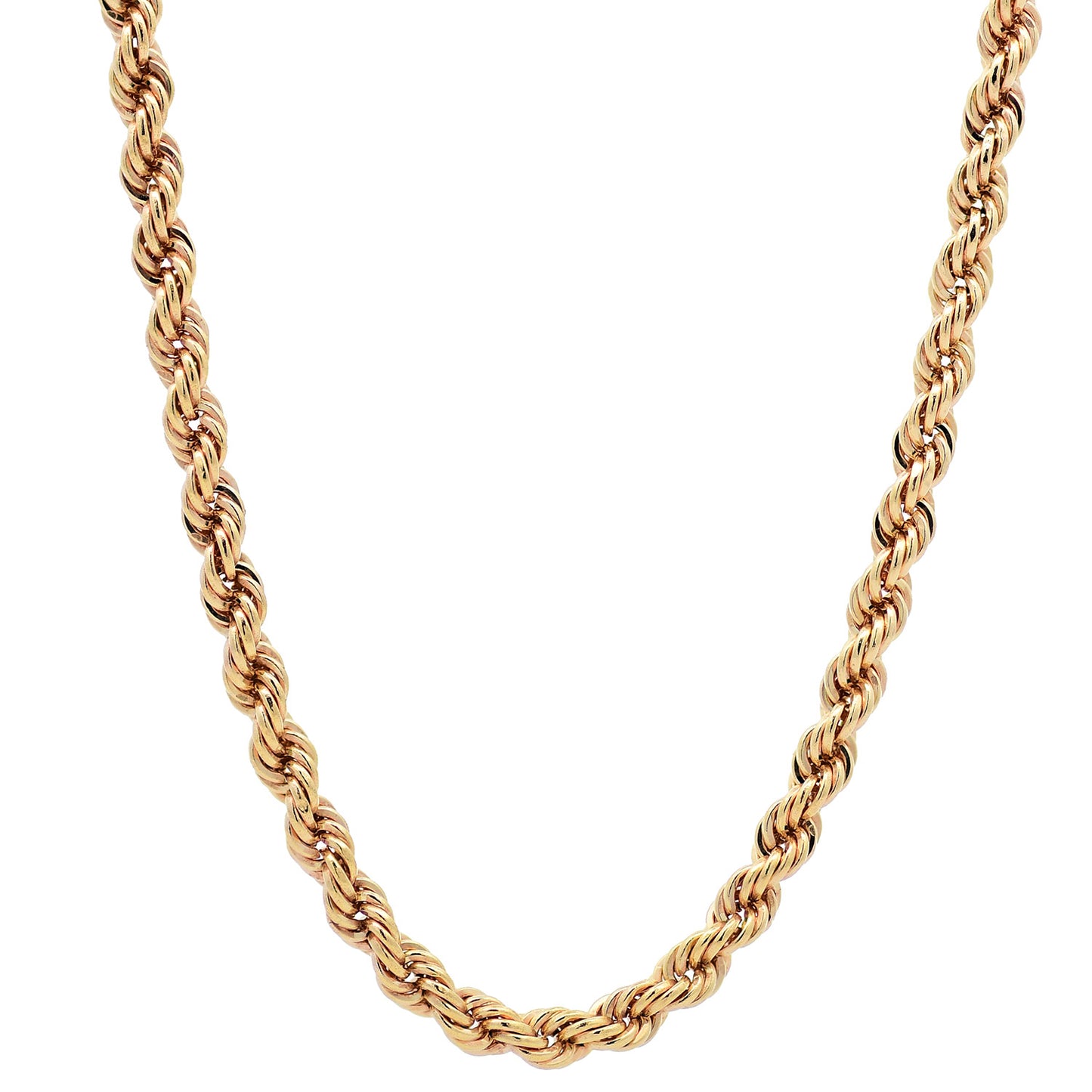 Goldkette Kordelkette hohl Halskette Breite 2,1 mm - 585-14 Karat Gold