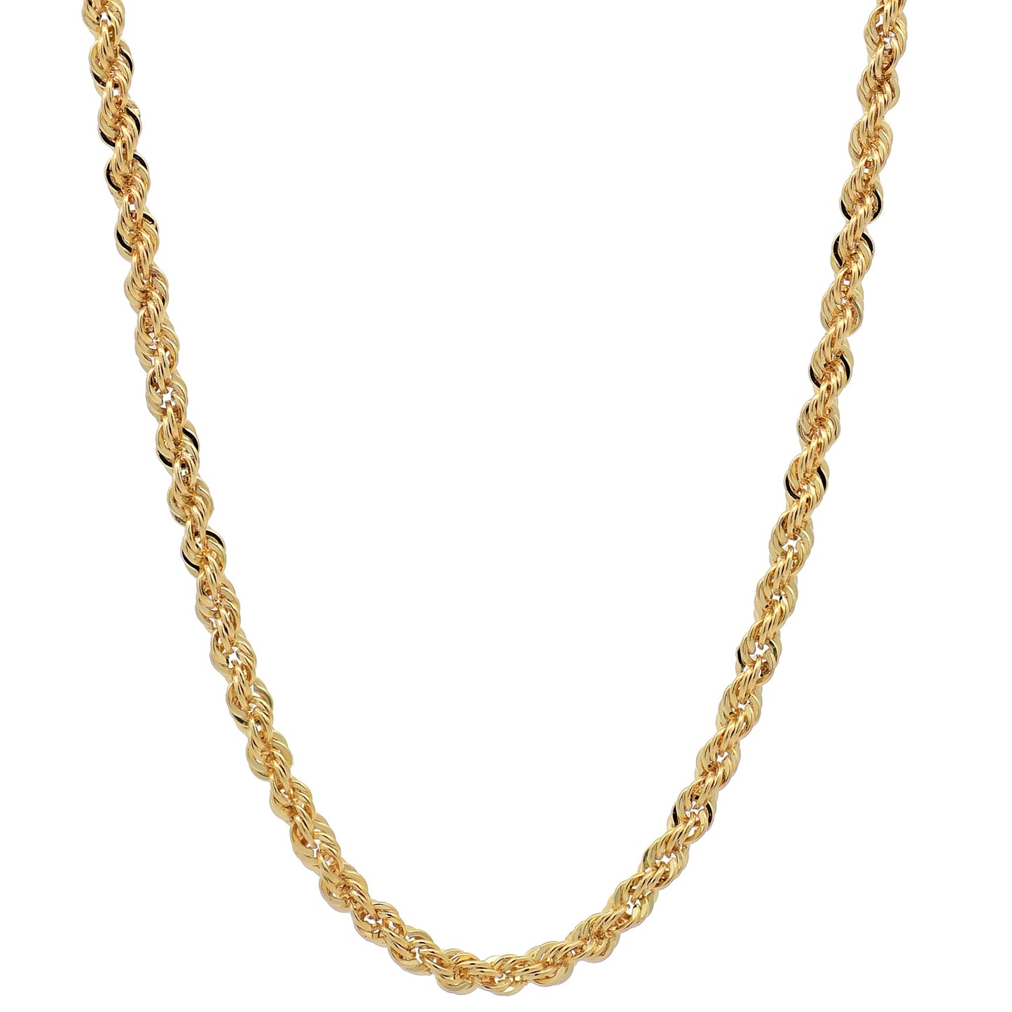 Goldkette Kordelkette massiv Halskette 585-14 Karat Gold Breite 2,2 mm
