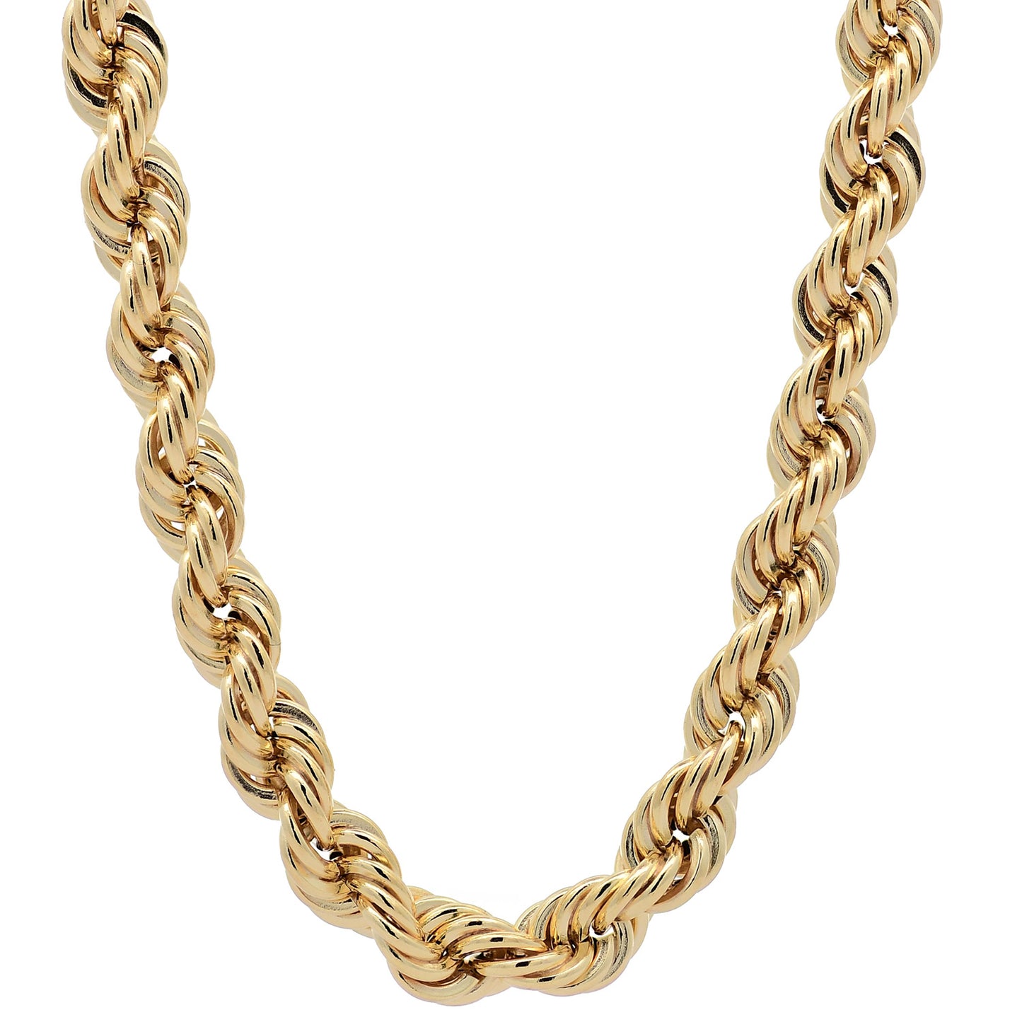 Goldkette Kordelkette hohl Halskette Breite 4,5 mm - 585-14 Karat Gold