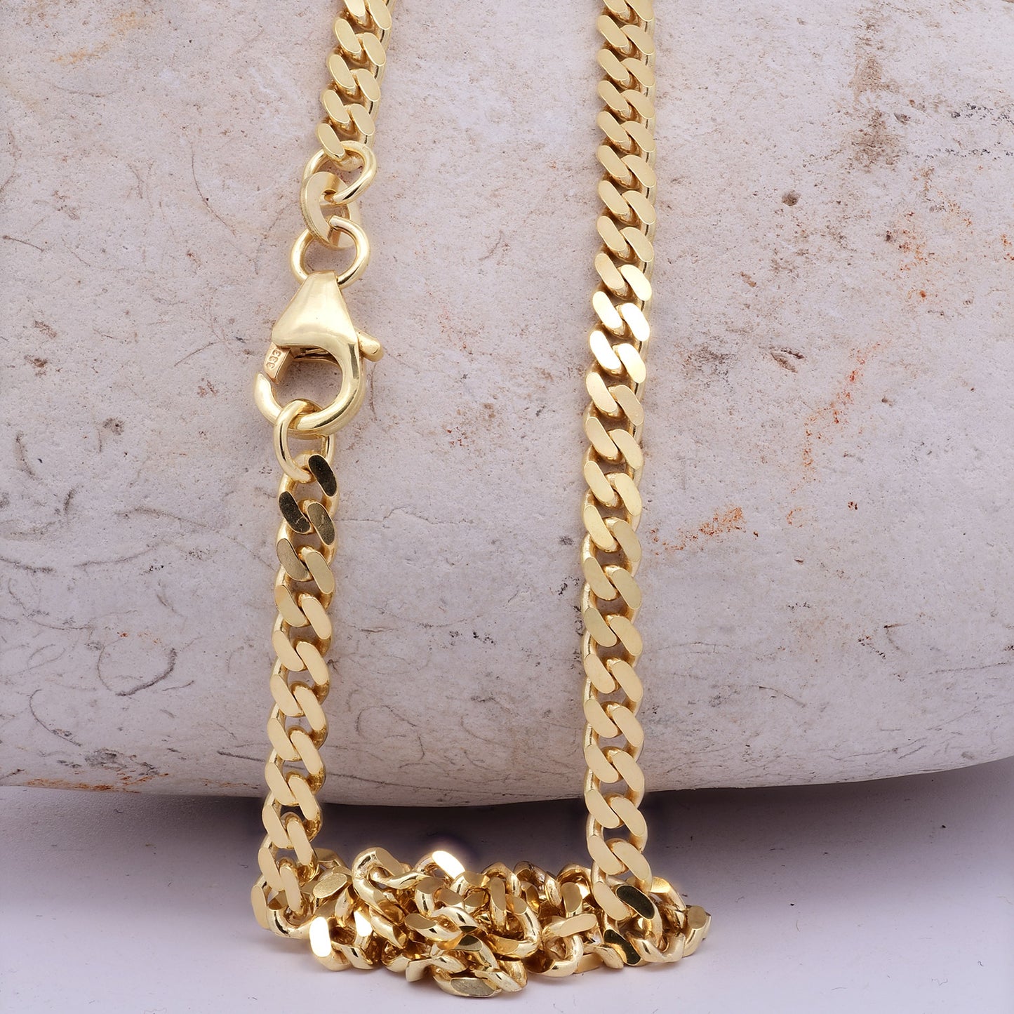 Goldkette Panzerkette Halskette Breite 2,8 mm massiv 333 -8 Karat Gold