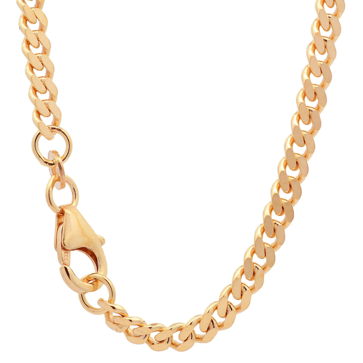 Goldkette Panzerkette Halskette Breite 3,5 mm massiv 333 -8 Karat Gold