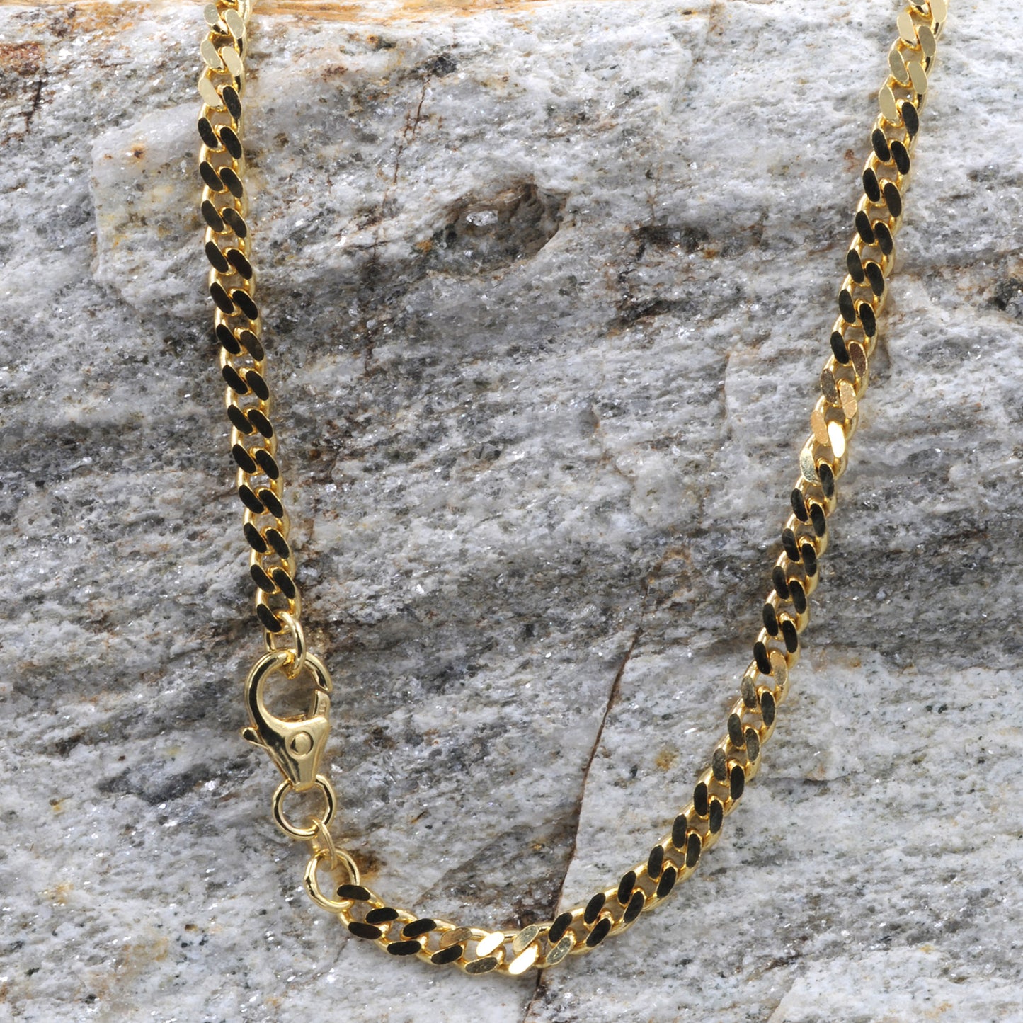 Goldkette Panzerkette Halskette Breite 3,5 mm massiv 333 -8 Karat Gold