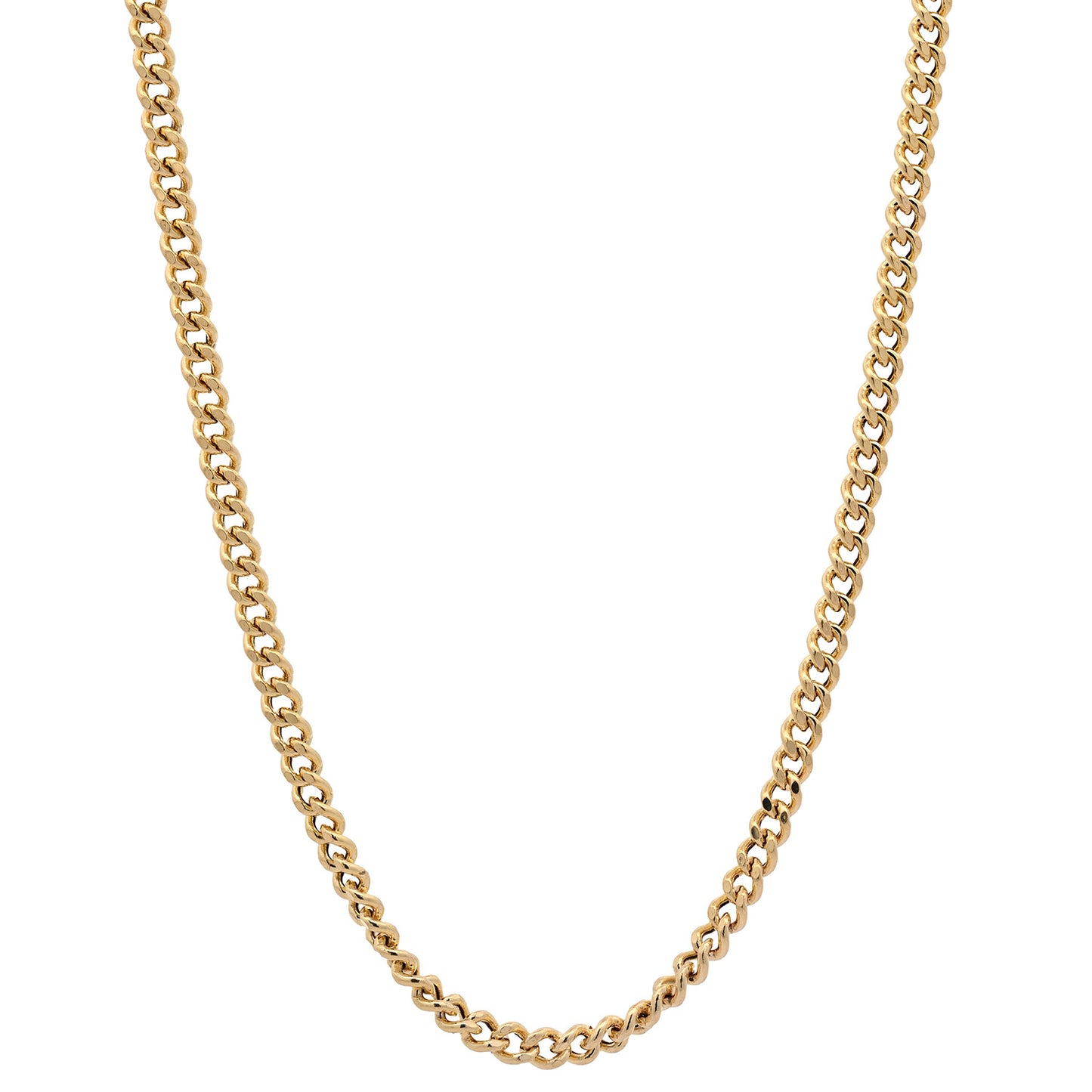 Goldkette Panzerkette hohl Halskette Breite 1,8 mm 333 - 8 Karat Gold