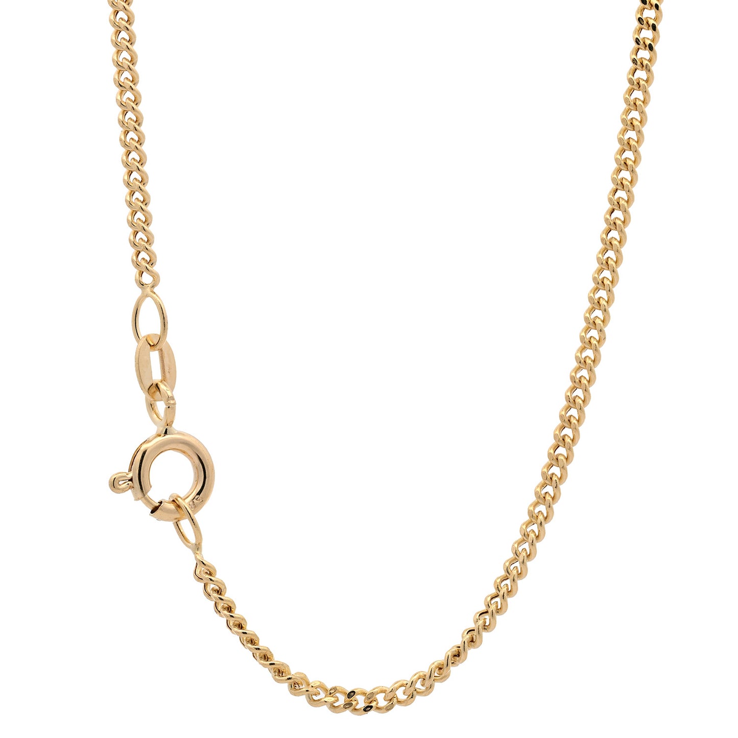 Goldkette Panzerkette hohl Halskette Breite 1,8 mm 585 - 14 Karat Gold