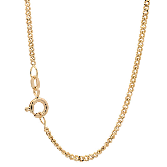 Goldkette Panzerkette hohl Halskette Breite 1,8 mm 585 - 14 Karat Gold