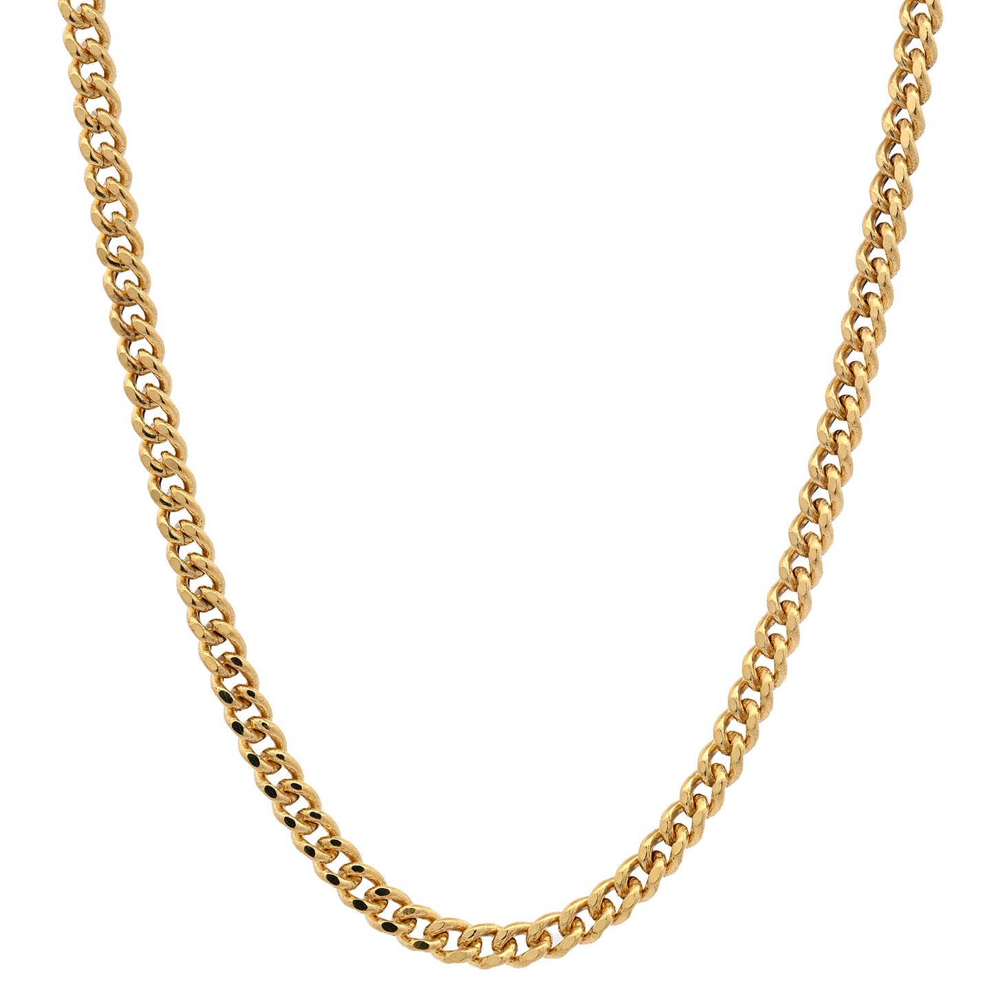 Goldkette Panzerkette hohl Halskette Breite 2,1 mm 585 - 14 Karat Gold