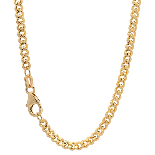Goldkette Panzerkette hohl Halskette Breite 2,9 mm 585 - 14 Karat Gold