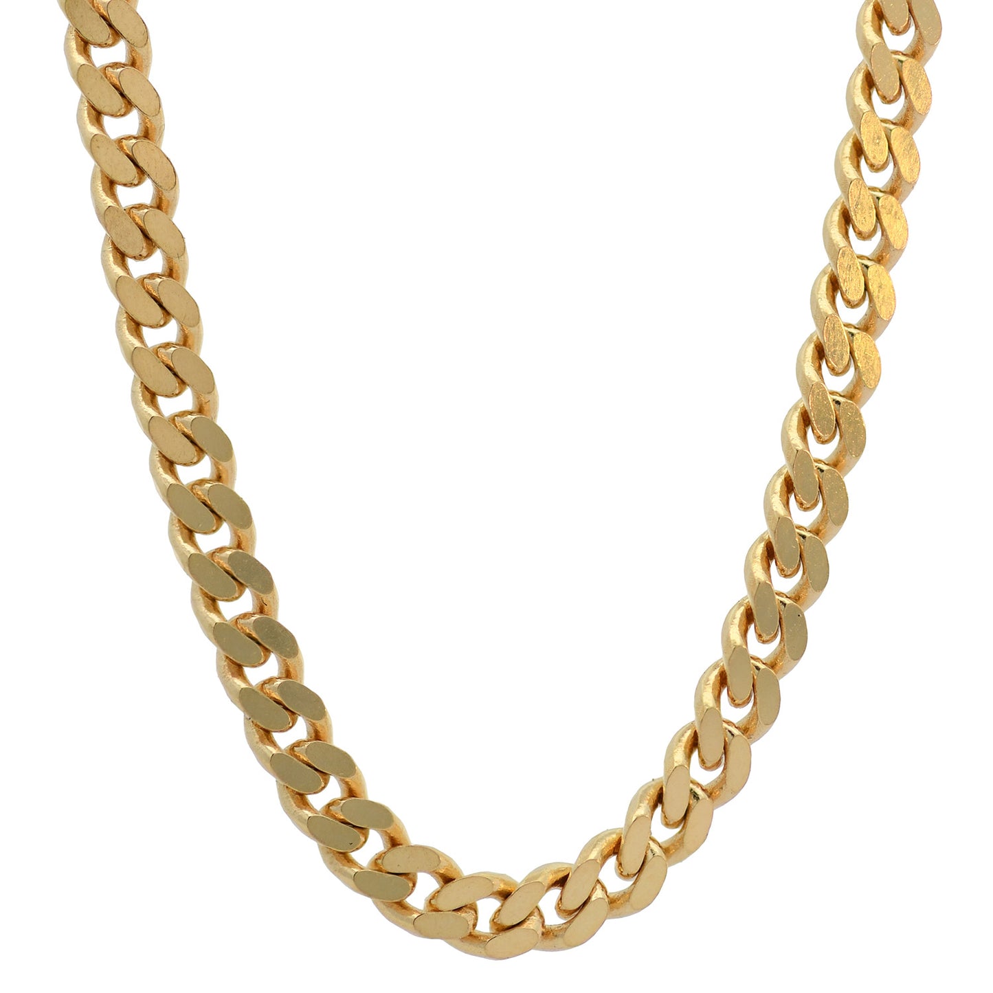 Goldkette Panzerkette Halskette Breite 4,5 mm massiv 585-14 Karat Gold