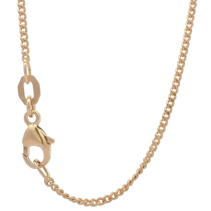 Goldkette Panzerkette Halskette Breite 1,3 mm massiv 750-18 Karat Gold