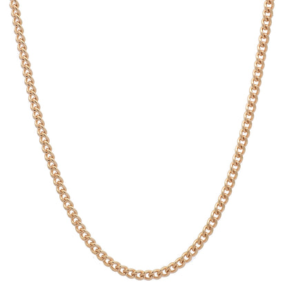 Goldkette Panzerkette Halskette Breite 1,3 mm massiv 750-18 Karat Gold