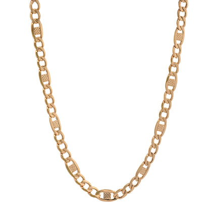 Goldkette Plättchenkette hohl Halskette Breite 3,5 mm 375-9 Karat Gold