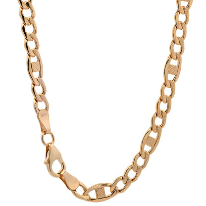 Goldkette Plättchenkette hohl Halskette Breite 4,7 mm 375-9 Karat Gold