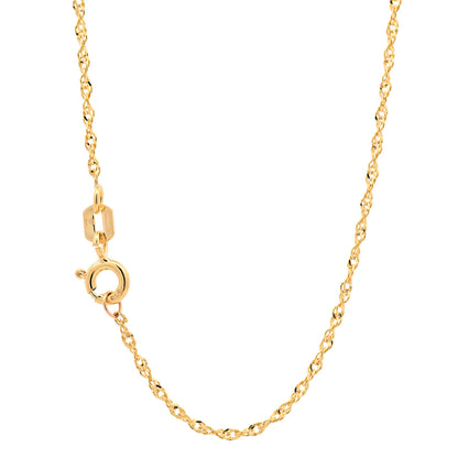 Goldkette Singapurkette Halskette Breite 1,6 mm 333-8 Karat  echt Gold