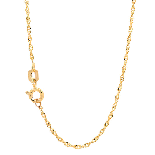 Goldkette Singapurkette Halskette Breite 1,6 mm 333-8 Karat  echt Gold