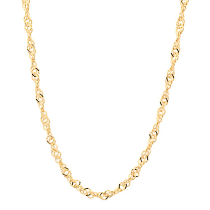 Goldkette Singapurkette Halskette Breite 2,2 mm 333-8 Karat  echt Gold