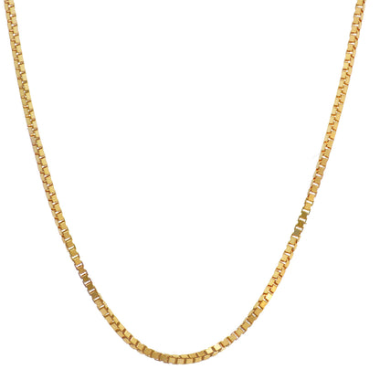Goldkette Venezianerkette Halskette Breite 0,6 mm - 585-14 Karat Gold