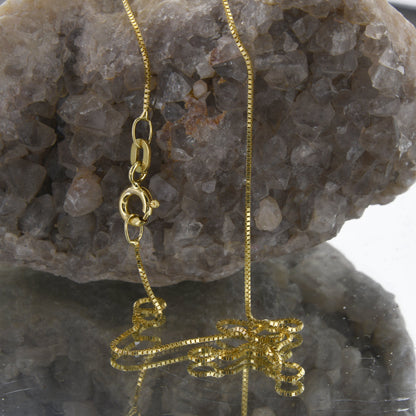 Goldkette Venezianerkette Halskette Breite 0,6 mm - 585-14 Karat Gold