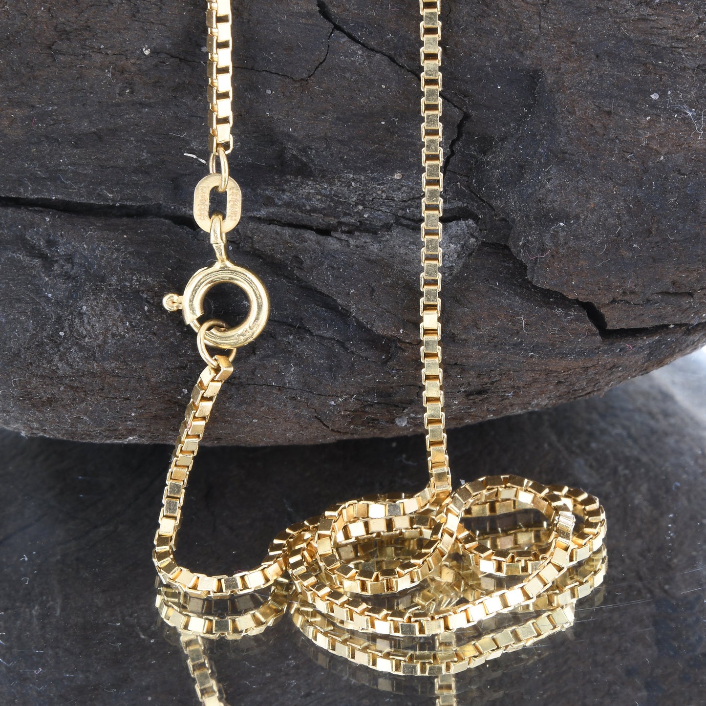 Goldkette Venezianerkette Halskette Breite 1,5 mm - 585-14 Karat Gold