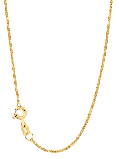 Goldkette Zopfkette Halskette Breite 1,1 mm massiv 333 - 8 Karat Gold