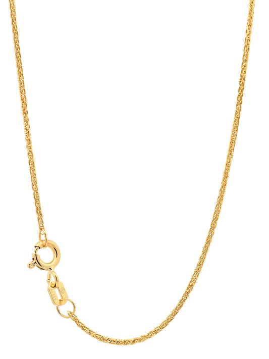 Goldkette Zopfkette Halskette Breite 1,1 mm massiv 333 - 8 Karat Gold
