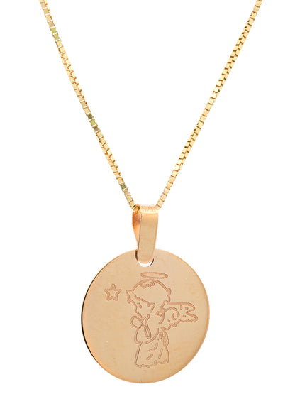 Gold Anhänger Engel echt massiv  375-9 Karat Gold