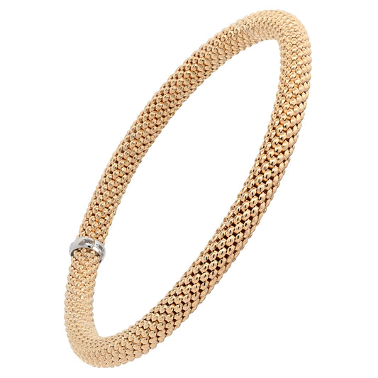 Goldkette Armband Armkette  elastisch 5 mm 585-14 Karat Gold