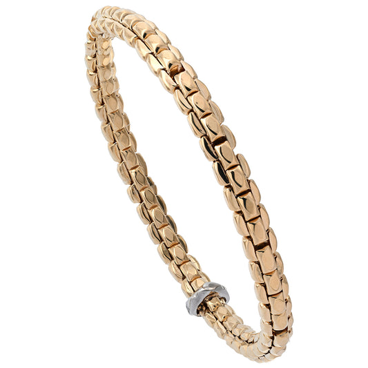 Goldkette Armband Armkette  elastisch 5,5 mm 585-14 Karat Gold
