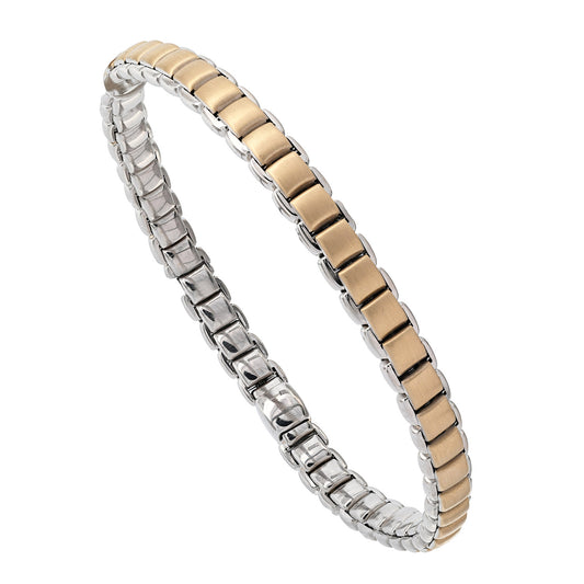 Wende Armband Armkette  Goldkette elastisch 6,0 mm 585-14 Karat Gold