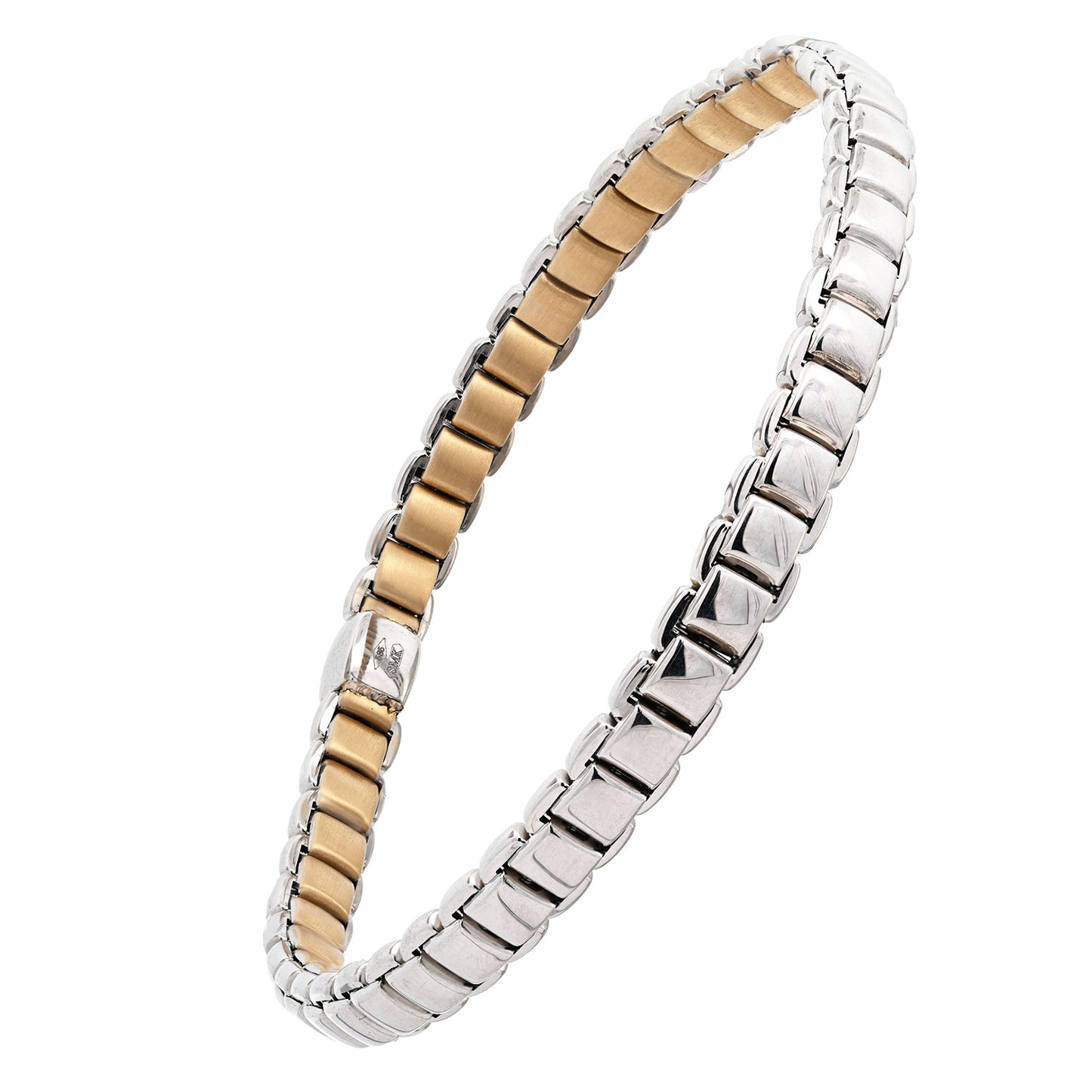 Wende Armband Armkette  Goldkette elastisch 6,0 mm 585-14 Karat Gold