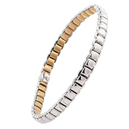 Wende Armband Armkette  Goldkette elastisch 6,0 mm 585-14 Karat Gold