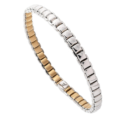 Wende Armband Armkette  Goldkette elastisch 6,0 mm 585-14 Karat Gold