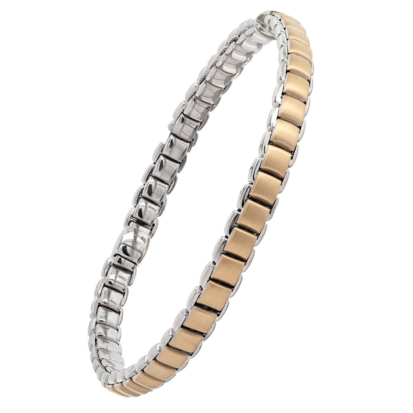 Wende Armband Armkette  Goldkette elastisch 6,0 mm 585-14 Karat Gold